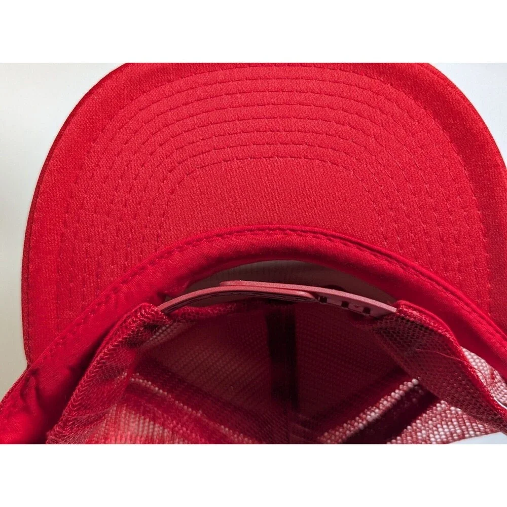 Vintage Red Trucker Mesh First Security Bank Hat